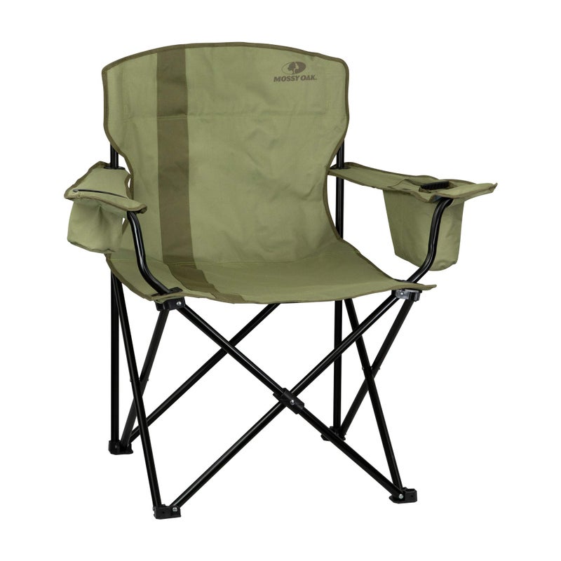 Mossy Oak Heavy Duty Camping Chairs for Adults, Portable Outdoor Folding Chair - Image 1